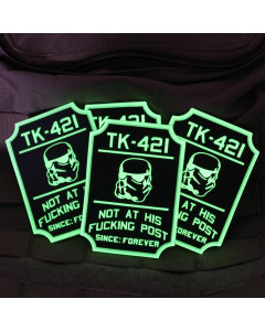 TK-421 GITD PVC PATCH