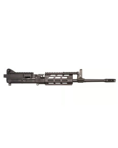 FightLite MCR DUAL-FEED AR-15 Upper Assembly - Black | 5.56 NATO | 16.25” Quick-Change Barrel | Accepts AR-15 Magazines & M27 Linked Ammo | M-LOK Rail-Interface System | RipBrake Muzzle Compensator