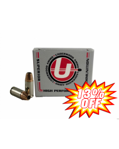 Underwood Ammo 9mm Luger Handgun Ammo - 147 Grain | +P | Nosler Jacketed Hollow Point
