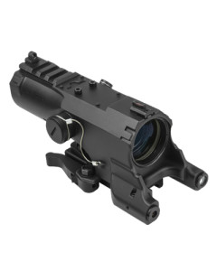 Eco Series Optic 4X 34mm/ Green Laser/ Red & White Nav Led Light/ Quick Release Mount/ Black