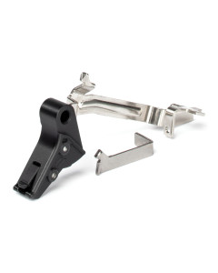 ZEV PRO Flat Trigger Bar Kit, Small, Black w/ Black Safety, Includes ZEV PRO Connector