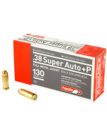 Aguila Ammunition 38 Super AUTO + P 130Gr FMJ 50 Rd Box