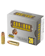 CorBon Self Defense, 38 Super, 115 Grain, Jacketed Hollow Point, +P, 20 Round Box 38X11520