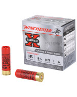 Winchester Ammunition Super-X, 16 Gauge, 2.75", Game Load, #6, 1 oz., Shotshell, 25 Round Box XU166