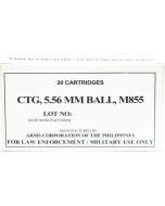 Armscor 223/5.56 NATO 62gr M855 FMJ 1000rd Case