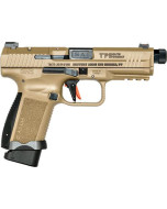 Ci Canik Tp9 Elite Combat Fde - 9mm Treaded Barrel 15rd Mag