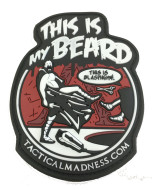 THIS IS MY BEARD SPARTA MORALE PATCH-Color