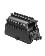 Tactical Green Dot/3 Armored Rail System/Quick Release/Built In Red Laser