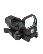 Blue Reflex Sight/4 Reticles/Qr Mnt/Blk