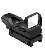 Red & Green Dot Reflex Sight /4 Different Reticles/Weaver Base/Black