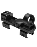 1X25 Red & Green Dot Reflex Sight / Weaver & 3/8" Dovetail Base/Black