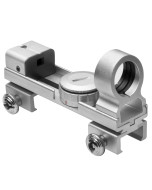 1X25 Red & Green Dot Reflex Sight / Weaver & 3/8" Dovetail Base/Silver
