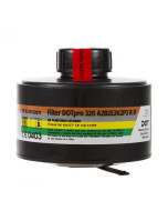 MIRA Safety DOTpro 320 40mm Gas Mask Filter - 7.5 Year Shelf Life | Fits CM-6M & CM-7M Gas Mask