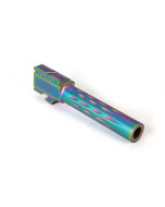 Faxon Match Glock Barrel Flame Fluted G19 9mm Chameleon