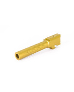 FAXON Match Glock Barrel Flame Fluted G19 9mm TiN 