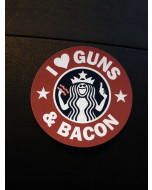 I Love Guns and Bacon Decal