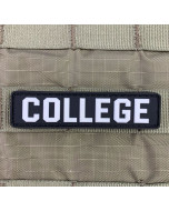 "College" PVC Patch