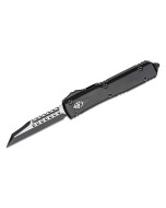 Microtech Ultratech Warhound Auto OTF 3.46" Black Wharncliffe Blade