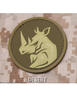 Rhino Head PVC Patch