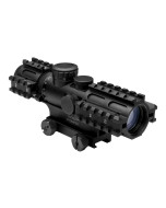 Tri-Rail Series 2-7X32 Compact Scope/3 Rail Sighting System/Blue Ill. P4 Sniper/Green/Weaver Mount