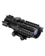 Tri-Rail Series 3-9X42 Compact Scope/3 Rail Sighting System/Blue Ill. Rangefinder/Weaver Mount