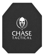 Chase Tactical 4SAS7 Level IV Rifle Armor Plate NIJ 04/05 Certified-DEA Compliant – MULTI CURVE - 10x12 Shooters Cut
