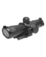 Srt Series 4X32 Rubber Compact With Red Laser/Blue Ill./P4 Sniper/Green Lens/Quick Release