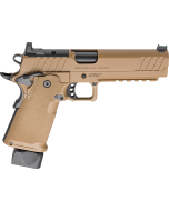 Springfield Armory 1911 DS Prodigy 9mm 20+1 17+1 5" Coyote Brown Cerakote Optic Ready Carbon Steel Slide Polymer Grip